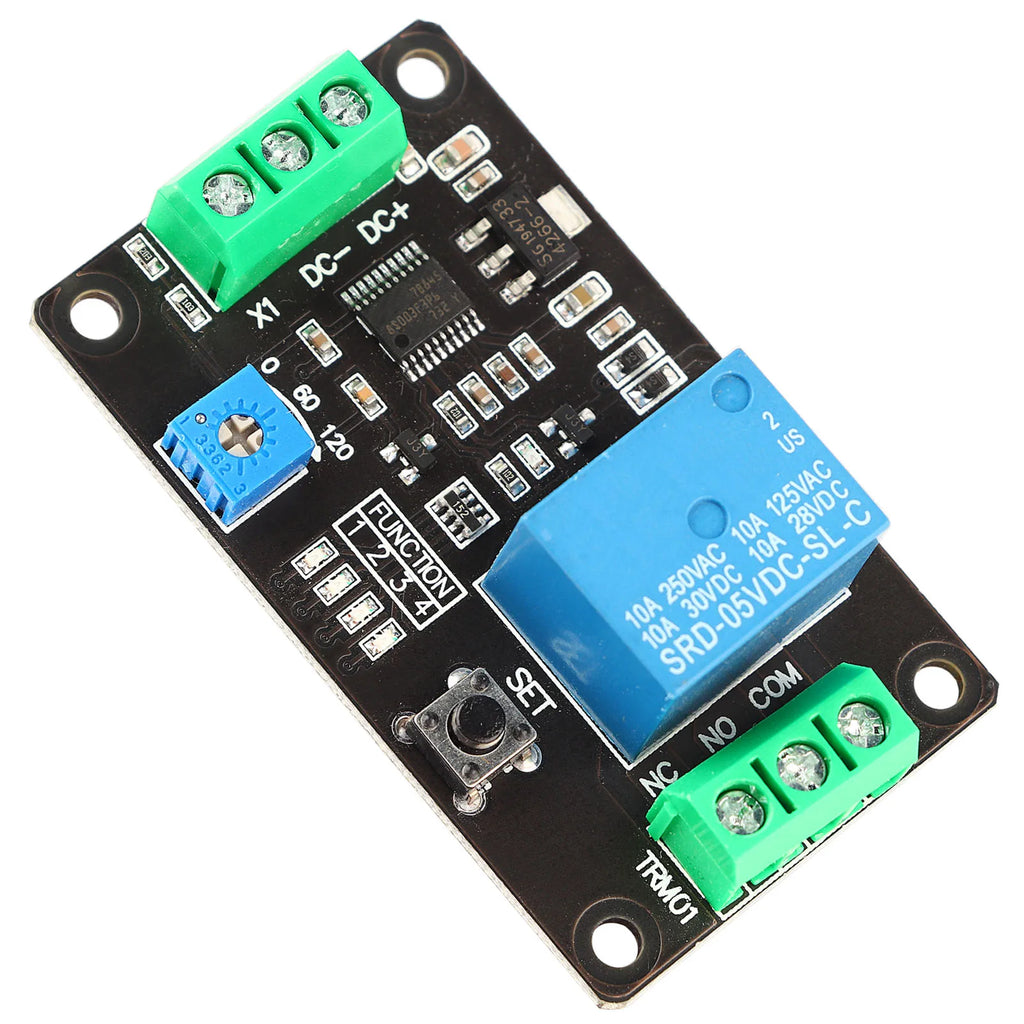 Delay Timer Relay Self locking Delay On Off Time Switch Super 555 Timer DC 5V/12V/24V