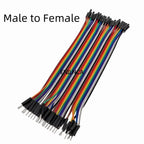 40PIN 10CM 15CM 20CM 30CM Dupont Line Male To Male Female To Male Female To Female Jumper Dupont Wire Cable For Arduino DIY KIT