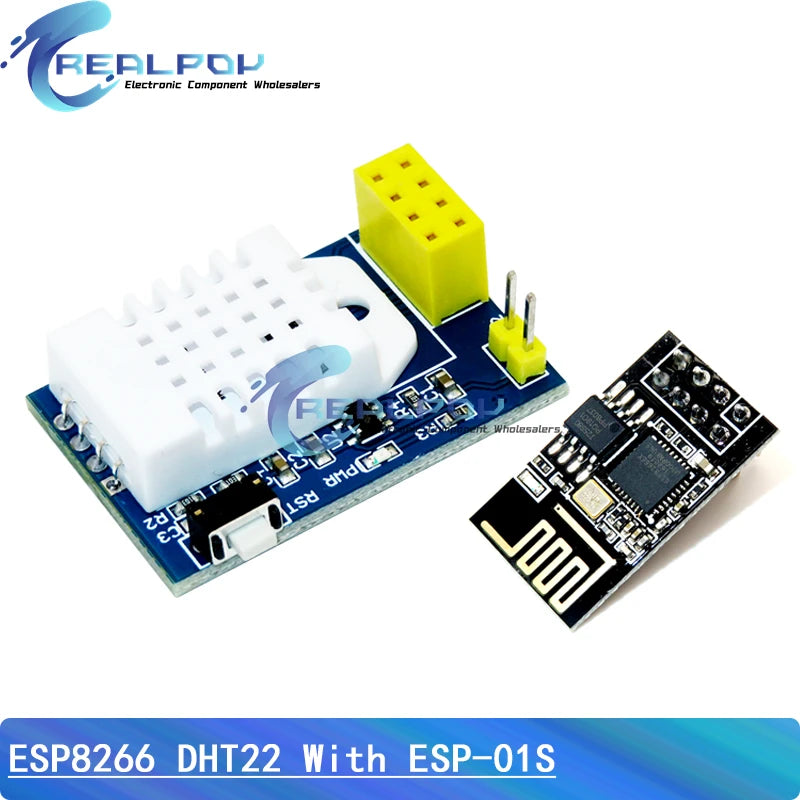 ESP8266 ESP-01 ESP-01S DHT11 DHT22 AM2302 Digital Temperature Humidity Sensor Wifi Module Replace SHT11 SHT15 High Precision