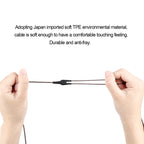3.5mm Wired Headphone Audio Cable Replacement Earphones MMCX Connector Detachable for Shure SE215/ SE315 / SE425 /SE535 Earphone