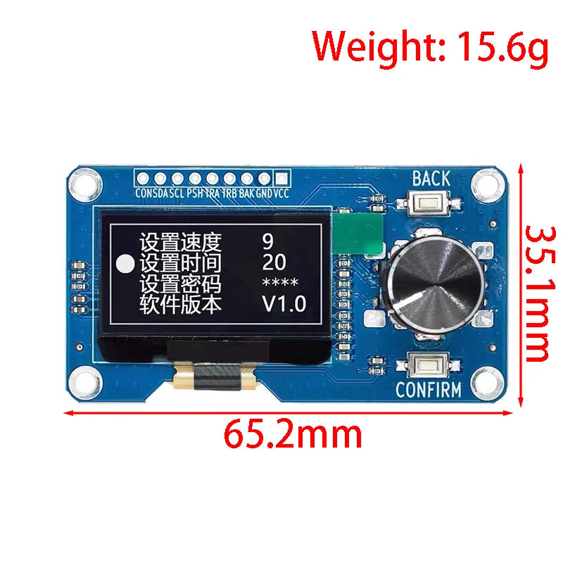 1.3-inch 0.96-inch OLED display plus EC11 rotary encoder combination module IIC interface