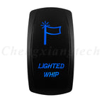 12V 20A Blue Led Car Boat Laser Rocker Switch ON OFF, (ON) OFF, ON OFF ON, (ON) OFF ON, (ON) OFF (ON) Waterproof