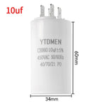 CBB60 450VAC 4~60μF ±5% 4-Pin Double Insert Motor Run Capacitor for Air Conditioner/Refrigerator/Pump，50/60Hz