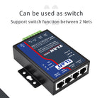 ZLAN 5243A 2 ports RS485 to Ethernet RJ45 TCP IP Modbus RTU Gateway multi master serial device rs232 to ethernet