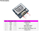 10pcs/lot Beitian BN-880 GPS Module with Flash Compass GPS Glonass BeiDou Active Antenna for Aircraft FPV RC Flight Controller