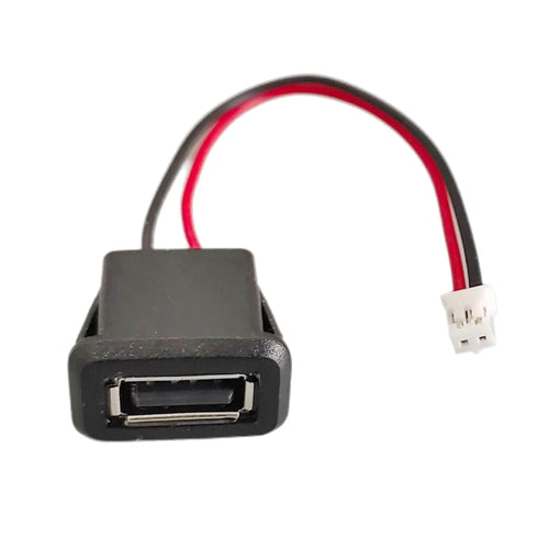 1-10pcs USB 2.0 Female Power Jack USB2.0 2/4Pin Charging Port Connector With PH Cable Electric Terminals wire USB Charger Socket