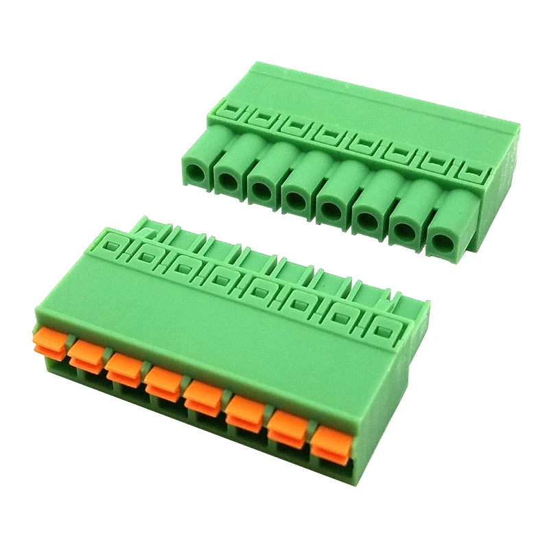 AOSI Factory Hot Sale Tool-free Pluggable 2EDGKN-5.08 DIN Rail Terminal Block