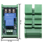 1 2 4 Channel Relay Module 30A With Optocoupler Isolation 1 Way 5V 12V 24V Supports High And low Triger Trigger