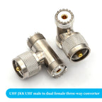1Pcs Adapter UHF PL259 SO239 to UHF / N Male Plug & Female Jack Straight & Right Angle & Flange & T Type RF Coaxial Connector