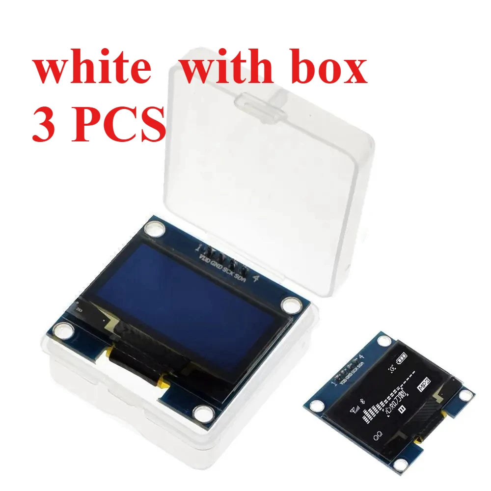 1-3pcs 1.3 Inch OLED Module White Color 128X64 OLED LCD LED Display Module 1.3 IIC I2C SPI Communicate for arduino Diy Kit