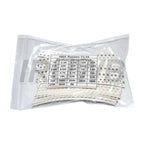 660pcs 1% SMD Chip Resistor Assorted Kit 0603 0805 1206 0402 0201 1R - 1M ohm 33valuesX20pcs Resistance Sample Set