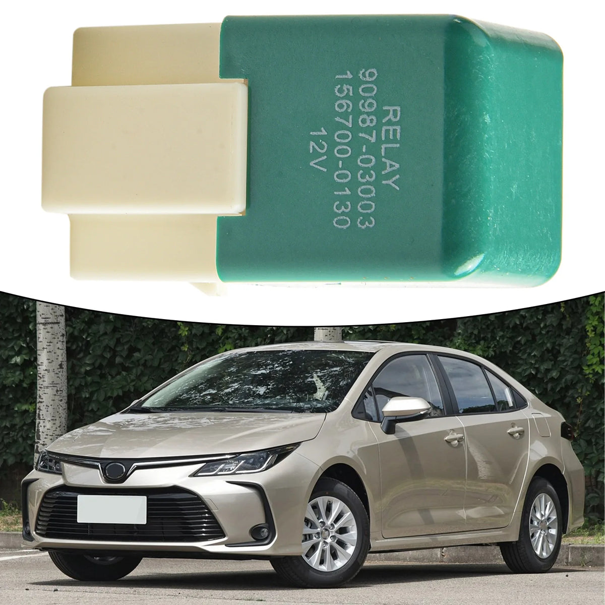 Brand New Cooling Fan Relay Part 1pcs 90987-03003 ABS Accessory For Lexus For Toyota Fuel Pump High Reliability