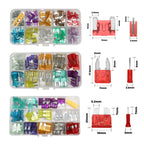 100/50pcs Car Truck Micro Blade Fuses 2A 3A 5A 7.5A 10A 15A 20A 25A 30A 35A AMP Plastic Box Assortment with Clip