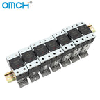 OMCH DIN Rail SSR Solid State Relay With Aluminum Heat Sink DA AA DD 3-32VDC 10A 25A 40A 60A 80A 100A 120A Single Phase Control