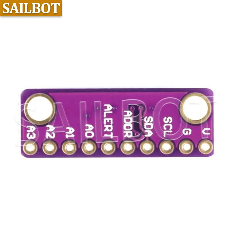 DC 2 -5V 4 CH ADS1115 Module ADC with Pro Gain Microcontroller 16 Bit Amplifier Board for Arduino I2C IIC ADC AVDD