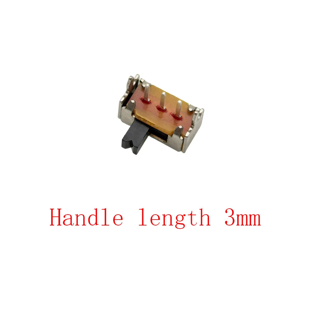 20Pcs SPDT 1P2T Slide Switch Mini Toggle Switch 2 Position 3 Pin On-Off DIP for DIY Power Electronic Projects PCB DC 50V 0.5A