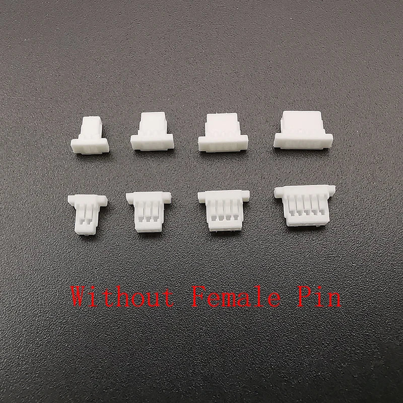 50Pcs JST SH 1.0mm Pitch Male / Female Housing Connector SMD Vertical/Horizontal Type Plug 2/3/4/5/6/7/8/9/10 Pin Socket Shell
