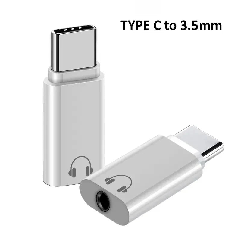 3.5mm Female to Type C Male Adapter For Xiaomi Huawei POCO Wired Headset Converter OTG USBC to 3.5mm Earphone Audio AUX Adapter