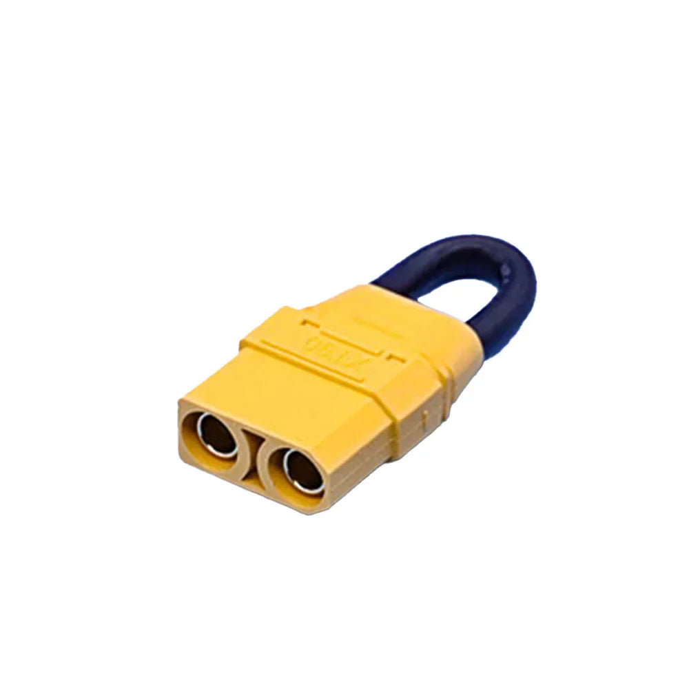 HPXGRC 1Pcs T Deans XT30 XT60 XT90 XT90S EC3 EC5 TRX JR MPX Plug for Bind Plug Loop Connector Short Circut Battery Jumper Cable