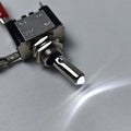 1Pcs 12V 20A Illuminated LED Toggle Switch Auto Car Boat Truck Red Blue Green Yellow White