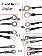 NTC Temperature Sensor Temperature Measurement Thermistor 10K B3950 1% M3M4M5M6M8M10 Inverter Fan Wire Ear Fixed Probe