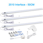 LED Light Under Cabinet Lights For Kitchen Hand Sweep Switch PIR Motion Sensor Closet Wardrobe Lamp 30/40/50cm Led Night Light