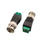 2/5/10PC DC 12V Male Female RCA BNC Connectors 5.5*2.1/2.5mm Welding-Free Power DC Plug Adapter Jack Socket For LED CCTV Camera