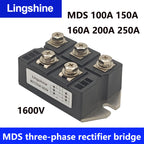 Three Phase MDS 100A 150A 160A 200A 250A Three Phase Rectifier Bridge Module 1600V Induction Cooker