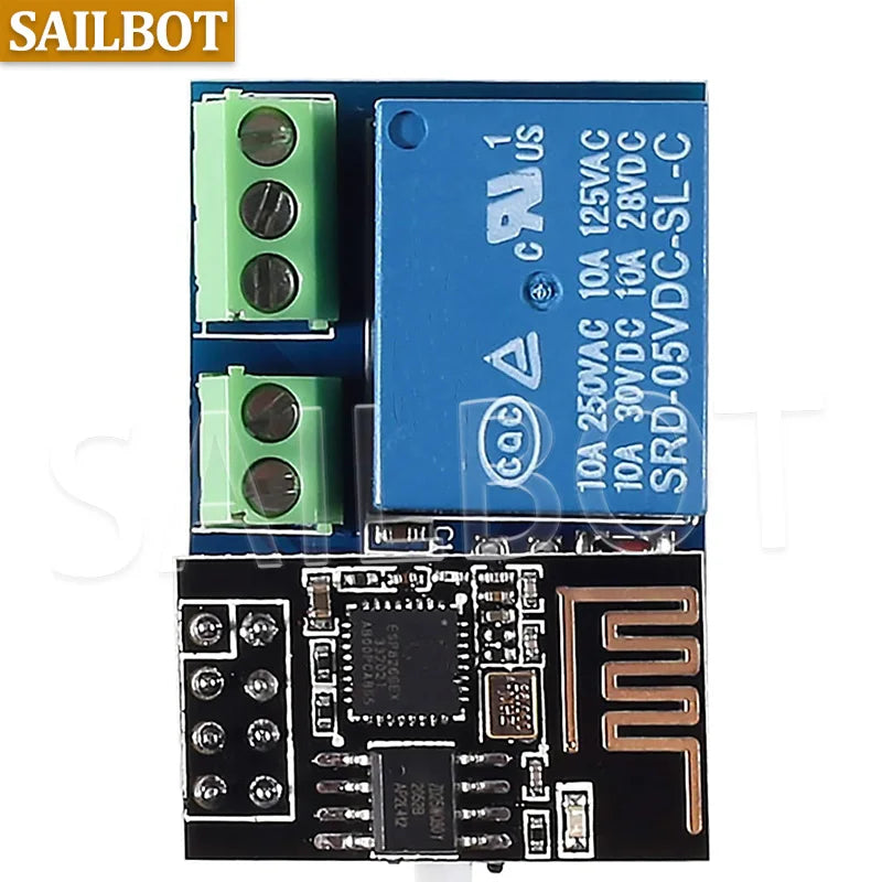 1-10PCS ESP8266 ESP-01S 5V WiFi Relay Module Things Smart Home Remote Control Switch For Phone ESP01S Wireless WIFI Module