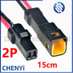 2 3 4 6 8 Pin JWPF-VSLE-S JWPF-VSLE-D Auto Waterproof Electronic Connector Wire Harness Butt Plug JST-02T 02R Black or white