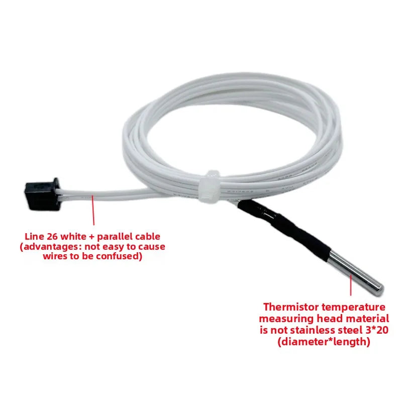 1M/2M HT-NTC100K Thermistor Temperature Sensor For High Temperature Filament 350 Degrees Hotend Kit B3950 For 3D Printer Parts