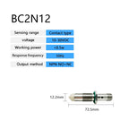 Capacitive Liquid Level Sensor 6mm Detection Distance NPN PNP NO NC Output Types for Level Measurement