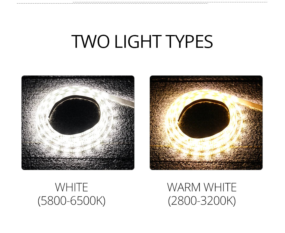 12V PIR Motion Sensor LED Strip Lights Auto On/Off Stair Wardrobe Closet Kitchen Backlight 1M-5M Human Infrared Sensing LED Tape