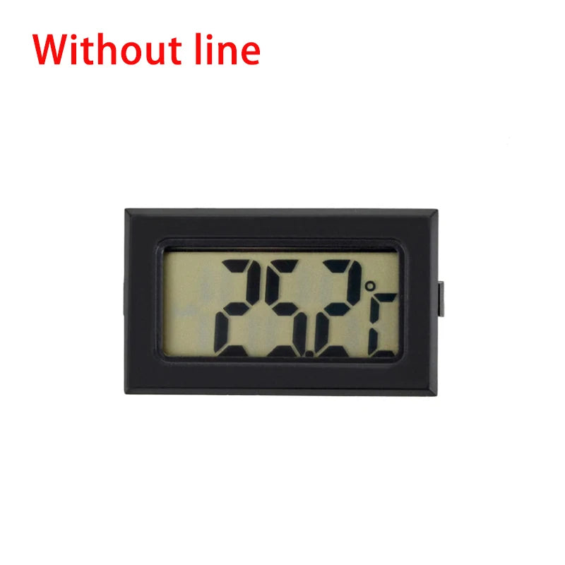 Mini LCD Digital Thermometer with Waterproof Probe Indoor Outdoor Convenient Temperature Sensor for Refrigerator Fridge Aquarium