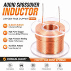 Durable 0.6mm Speaker Crossover Inductor Coil 0.2mh-2.0mh Copper Audio Inductor Coil Audio Coil