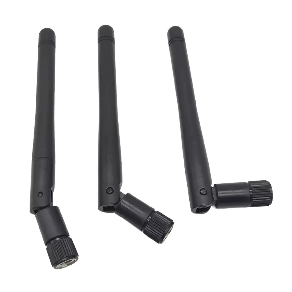 2pcs 2.4G 3DB Bluetooth Wifi Security Monitoring Security Module Routing Network Card Small Folding Glue Stick Antenna