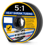 A Roll 5:1 Ratio Φ4mm-Φ32mm Heat Shrink Tubing Dual Wall Adhesive Lined Shrinkable Wire Wrap Tube Waterproof Industrial Marine