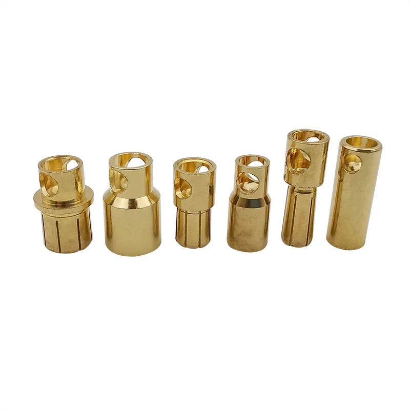 5Pairs Gold Plated 5mm 6mm 8mm Bullet Banana Plug Male Female Connector For ESC Battery Motor