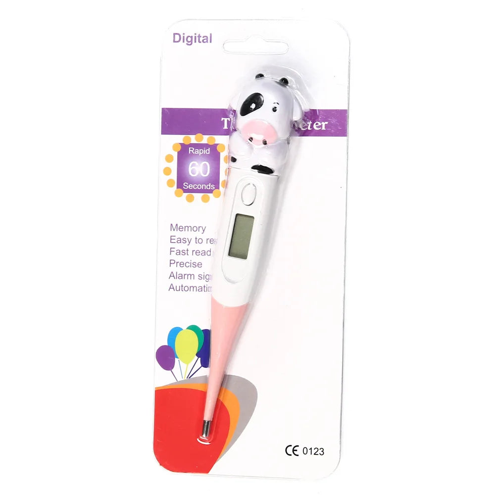 Hot Selling Cute Animal Digital Thermometer Waterproof Flexible Tip Fast Accurate Reading Baby Oral Armpit Temperature Checker