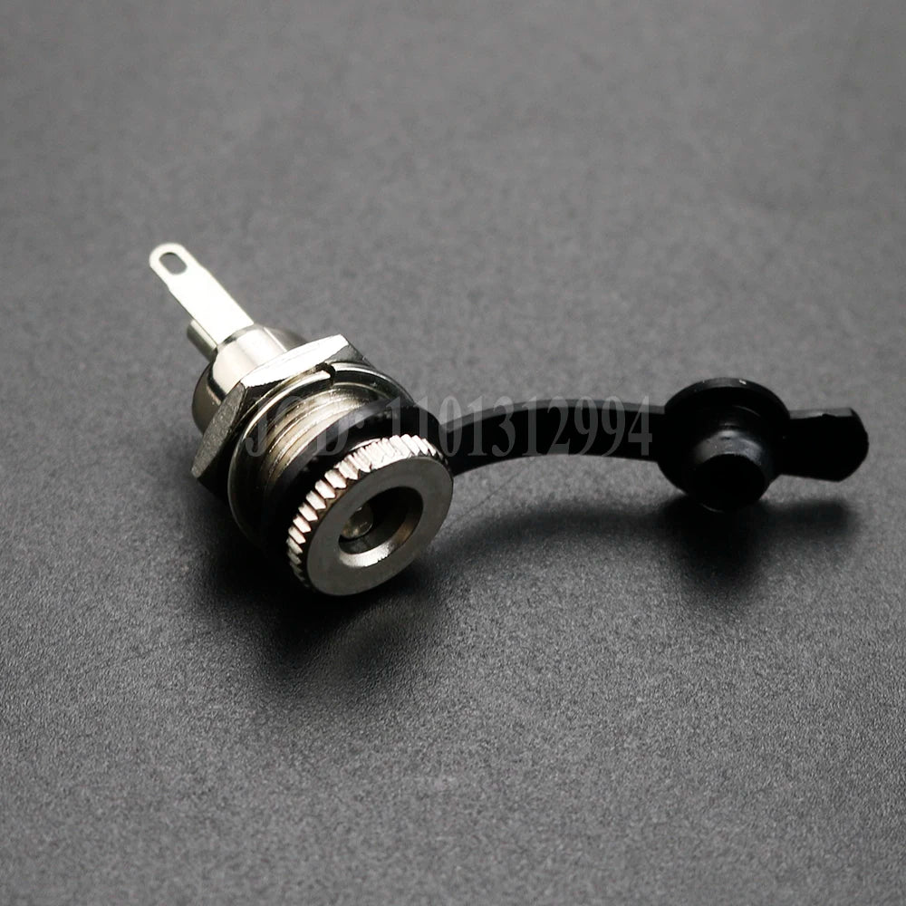 1/2/5PCS DC099 5.5*2.1 5.5*2.5  DC Power Jack Socket Female Panel Mount Connector metal 5.5 mm x 2.1mm With Waterproof Cap