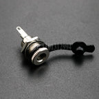 1/2/5PCS DC099 5.5*2.1 5.5*2.5  DC Power Jack Socket Female Panel Mount Connector metal 5.5 mm x 2.1mm With Waterproof Cap