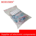 300PCS 150PCS 30values Each 5/10PCS 1~750 1K~820K Ohm 1/2W 1W 2W 3W Resistance 1% Metal Film Resistor Assortment Kit Set