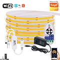 DC 5V LED COB Strip Light USB High Density Linear Lighting 320LED Flexible Tape Lights Warm Natural White Red Blue Green Decor