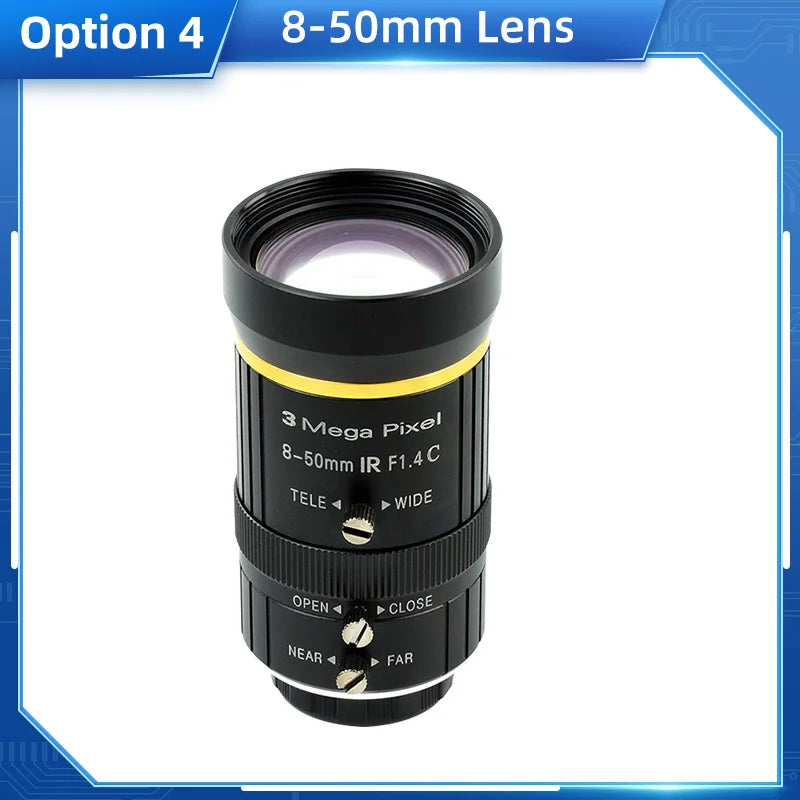 12.3M IMX477 Sensor Camera for Raspberry Pi 5 4 3 CM4/3 Support C/CS-Mount Lens High Quality Camera for Nvidia Jetson Nano Orin