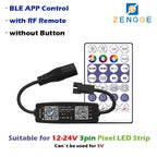 BLE WS2812B Controller BT Music for Pixel LED Strip Light SK6812 WS2811 WS2812 LED Light Strip USB 5V APP Remote Controller
