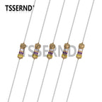100PCS 1/4W Carbon Film Resistor 5% 0.25W 0R-22M 0 10 100 120 150 220 270 330 470 1K 2.2K 4.7K 10K 100K 470K 1M 10M 20M Ohms