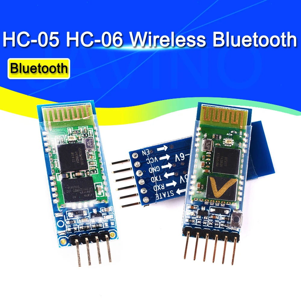 1/5/10Pcs HC05 Bluetooth Serial Module Switchable Master Slave HC06 Pure Slave Wireless Receiver MCU Communication Accessory