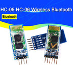 1/5/10Pcs HC05 Bluetooth Serial Module Switchable Master Slave HC06 Pure Slave Wireless Receiver MCU Communication Accessory