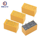 Relay HK19F-DC3V-SHG HK19F-DC5V-SHG HK19F-DC12V-SHG HK19F-DC24V-SHG HK19F-DC24V-SHG HK19F 3V 5V 9V 12V 24V 8PIN 2A Relays