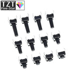 GREATZT 6X6X5/4.3/5.5/6/7/8/9/10/13MM Tact Switch Push Button Switch 12V 4PIN DIP Micro Switch For TV/Toys/home use Button